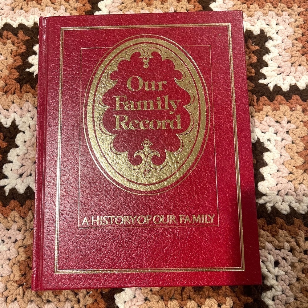 FAMILY Record book, Family Tree